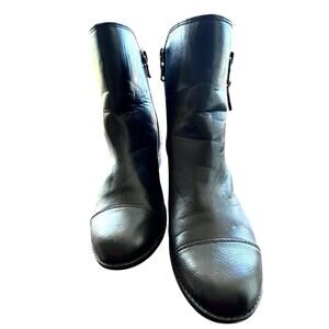 Chaps Page Women’s Booties Sz 9.5B Black NWOT 1” Heel Work Casual Going Out